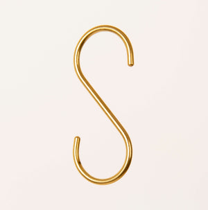 Free Brass Hanging Hook with Knotted Plant Hangers